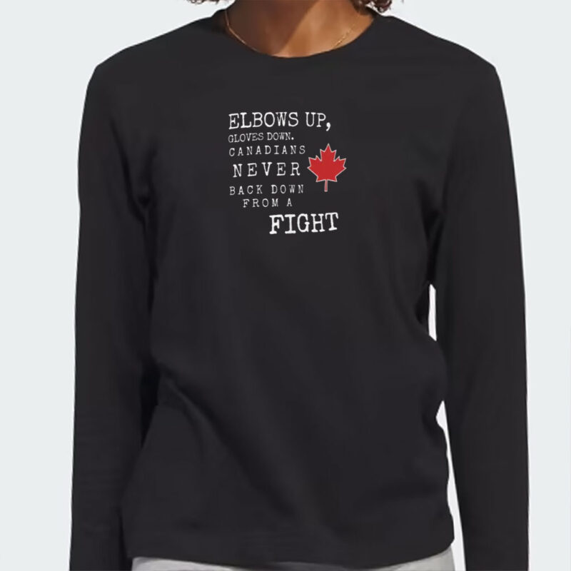 2025 ELBOWS UP Shirt Gift Support Canada shirt Stand Strong Tee True North T-shirt