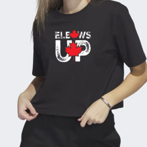 2025 Elbows Up Shirt, True North Strong and Free, Canadian Hockey,Proud Canadian Shirt