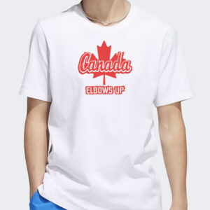 Canada Elbows Up Womens retro Tee - Canadian Retro Shirt