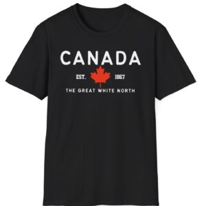 Canada Est 1867 The Great White North T-Shirt