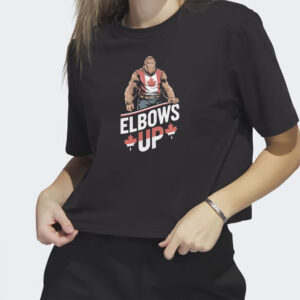 Canada Flag T-shirt, Elbows Up Shirt For Canada Day, Bigfoot lover gift, Funny Political Shirt