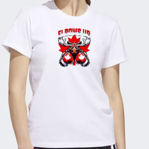 Canada Moose Boxing Elbows Up Boxing Deer T-shirt