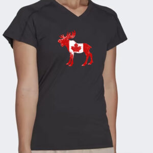 Canada Moose T-Shirt, Vintage Canada Flag T-Shirt, Moose T-Shirt