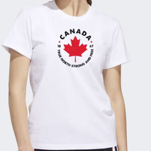 Canada True North Strong and Free Canadian Shirt, Patriotic Canada Shirt, Canada Day Shirt