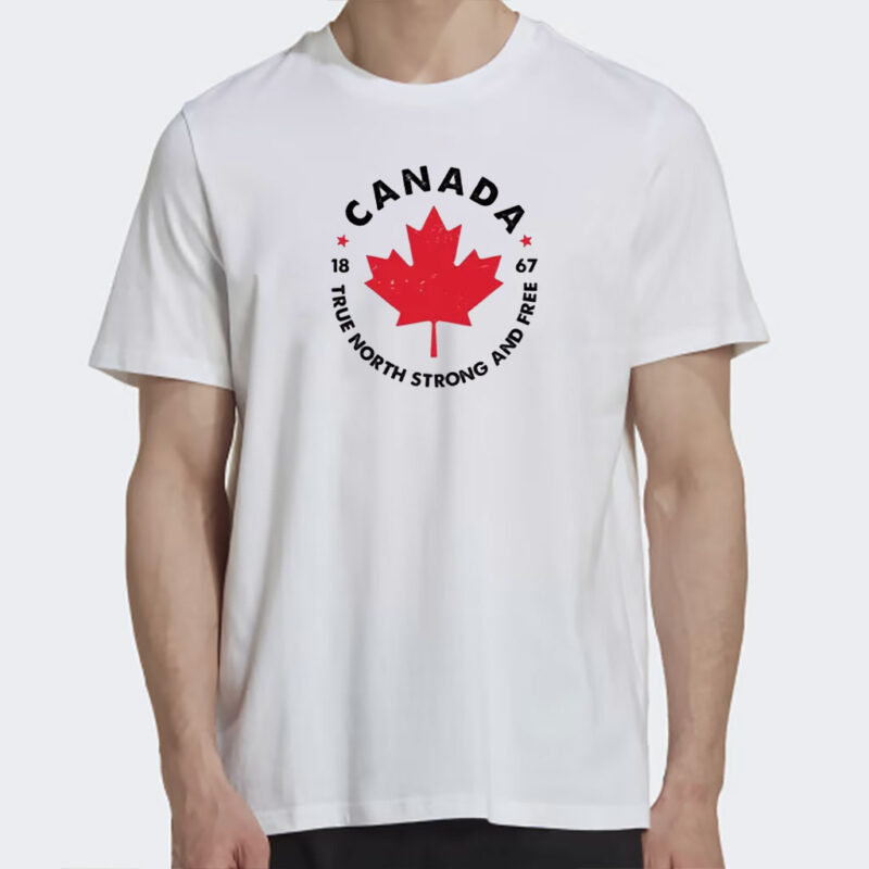 Canada True North Strong and Free Canadian Shirt, Patriotic Canada Shirt, Canada Day Shirt
