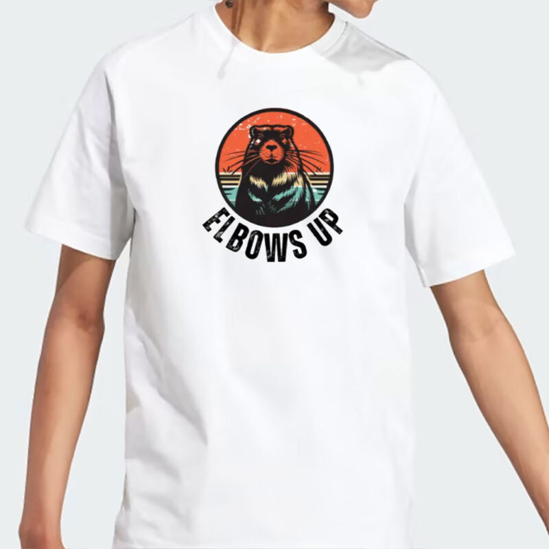 Canada Tshirt Elbow Up Proud Canadian Beaver True North Tshirt Canada Shirts