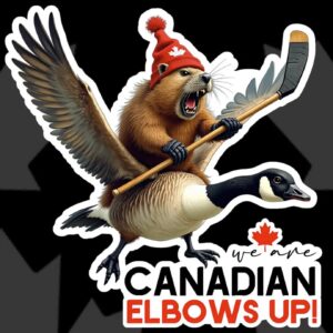 Canada We Are Canadian Elbows Up Bumper Stickers