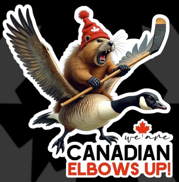 Canada We Are Canadian Elbows Up Bumper Stickers