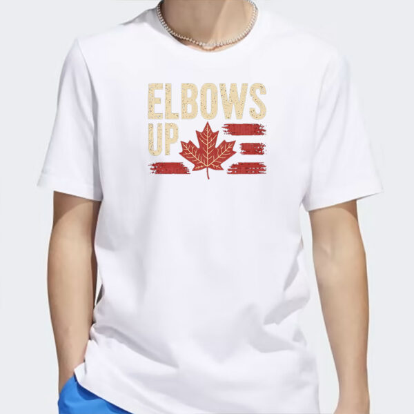 Canadian Pride T-Shirt,Gift for Canadians,ELBOWS UP EST 1867, Elbows Up Canada Shirt