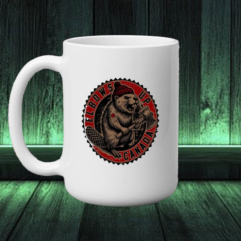 Canadian made elbows up Mug