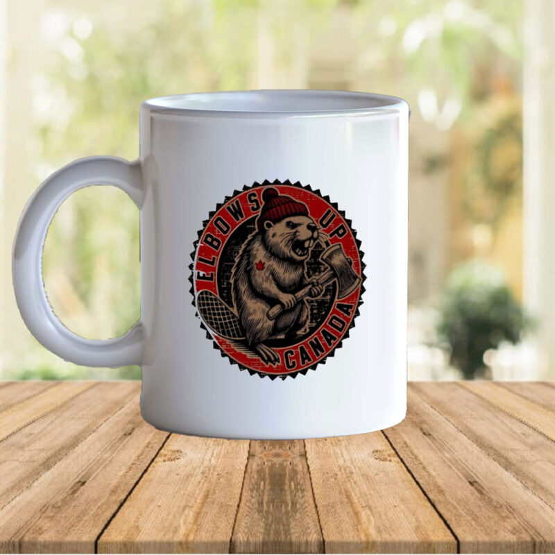 Canadian made elbows up Mug