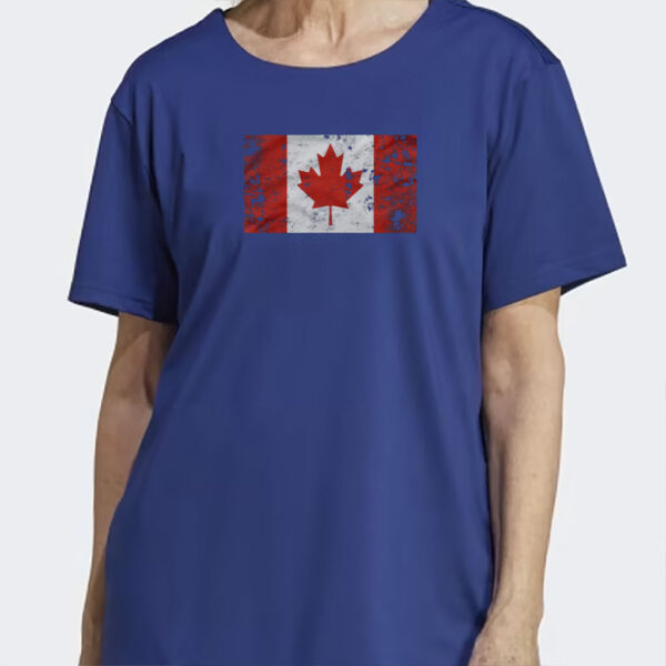 Distressed Canadian Flag Shirt, Canadian Flag Shirt