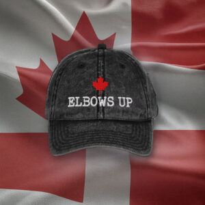 ELBOWS UP CANADA Vintage Cotton Twill Cap