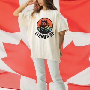 Elbow Up Proud Canadian Beaver True North shirt