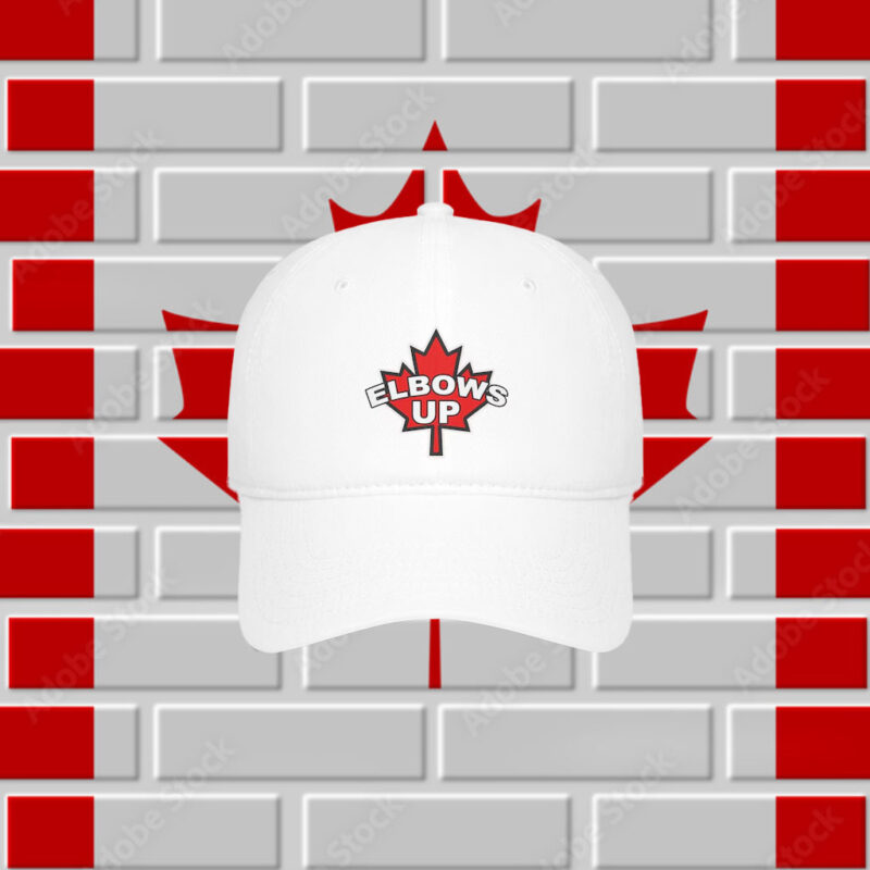 Elbows Up Baseball Cap - MADE IN CANADA, Funny Embroidered Hat
