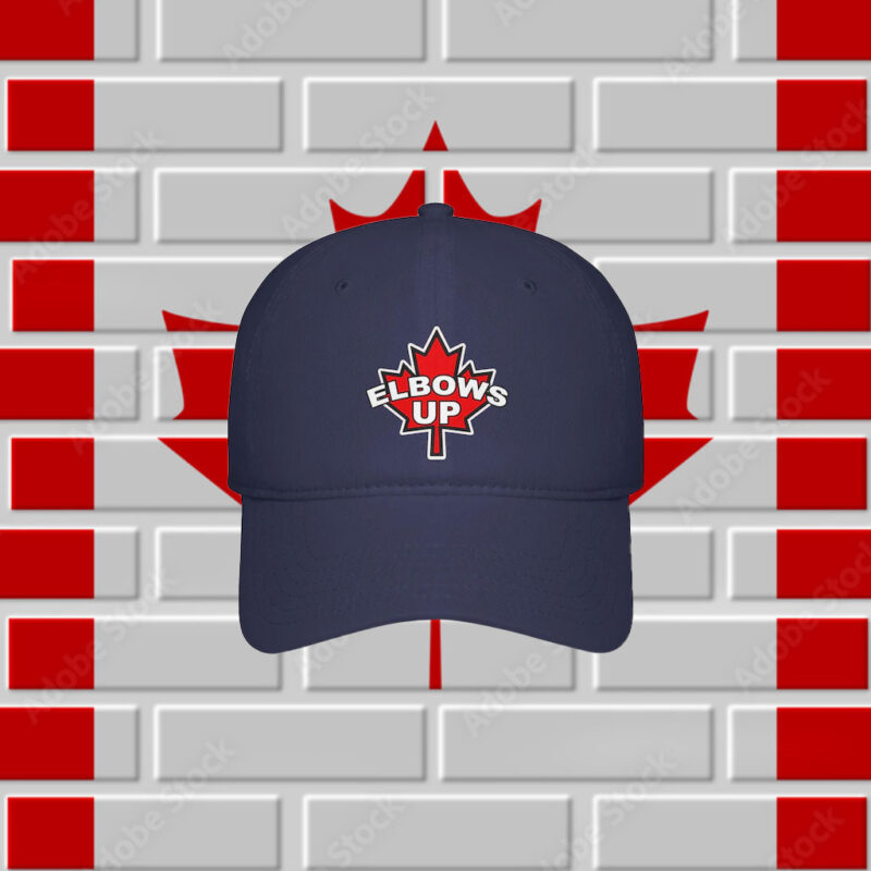 Elbows Up Baseball Cap - MADE IN CANADA, Funny Embroidered Hat