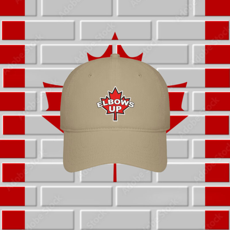 Elbows Up Baseball Cap - MADE IN CANADA, Funny Embroidered Hat
