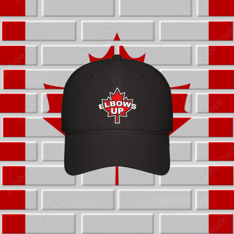 Elbows Up Baseball Cap - MADE IN CANADA, Funny Embroidered Hat
