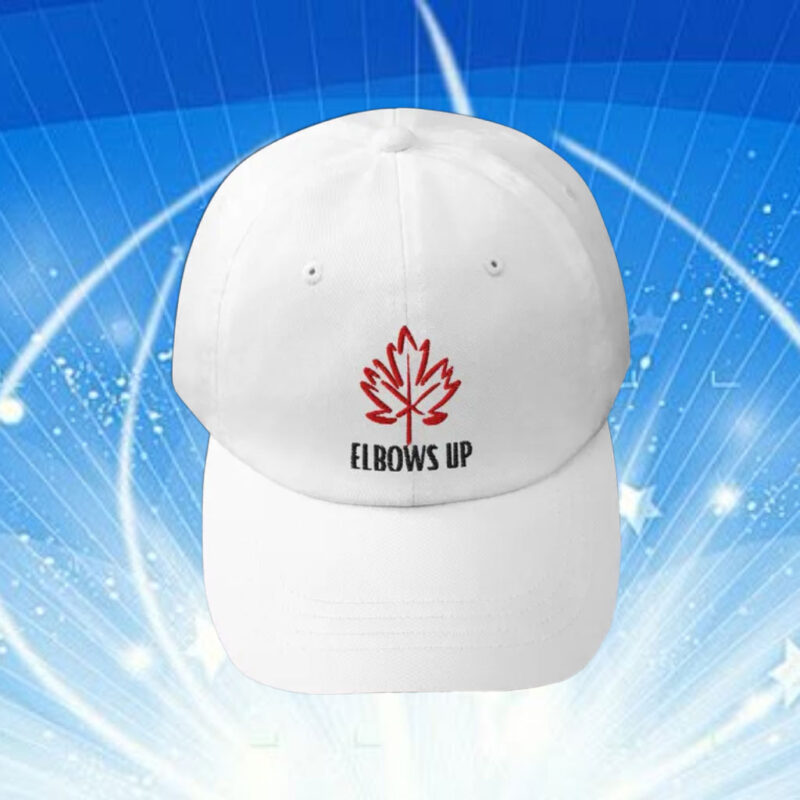 Elbows Up Baseball Hat, Canadian Pride Dad Hat