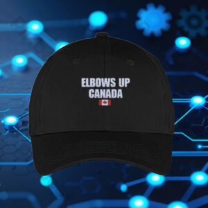 Elbows Up Canada Baseball Hat, Canadian Pride Cap, Canadian Politics Hat