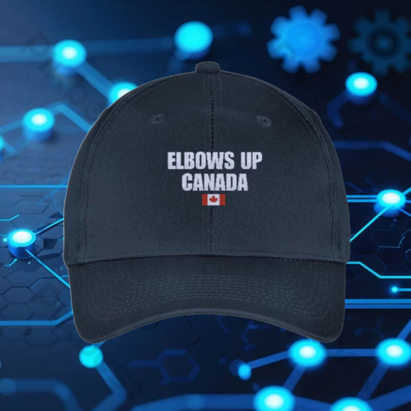 Elbows Up Canada Baseball Hat, Canadian Pride Cap, Canadian Politics Hat