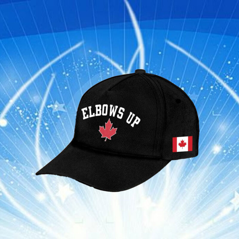 Elbows Up Canada Cap, Gift For Canadians, Maple Leaf Canada Hat