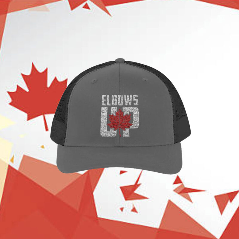 Elbows Up Canada Cap, Maple Leaf Canada Hat, Strong And Free Canadian Classic Cap, Proud Canadian Men Cap