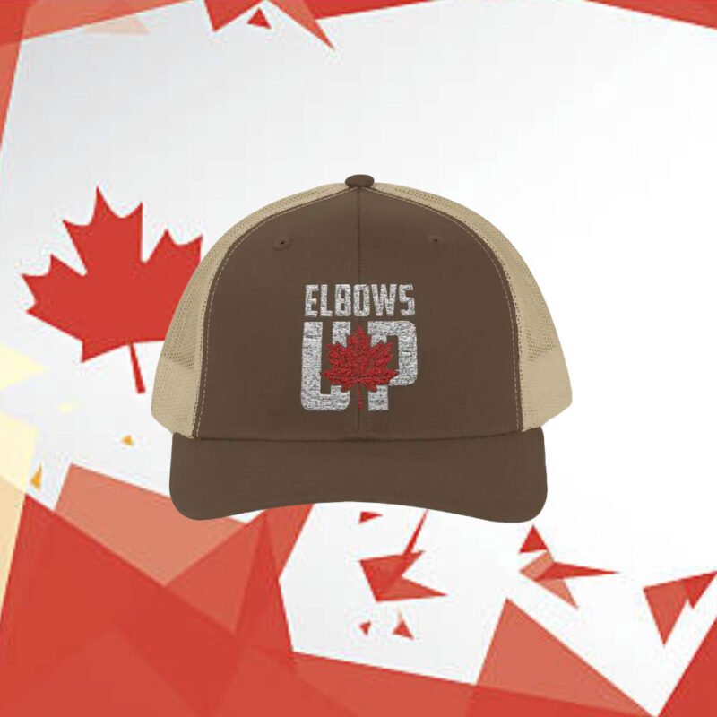 Elbows Up Canada Cap, Maple Leaf Canada Hat, Strong And Free Canadian Classic Cap, Proud Canadian Men Cap