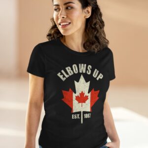 Elbows Up Canada Est 1867 Proud Canadian Strong Canada Women's Shirt