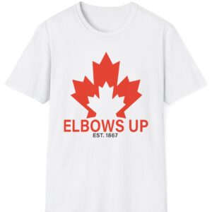 Elbows Up Canada Est 1867 Red T-Shirt