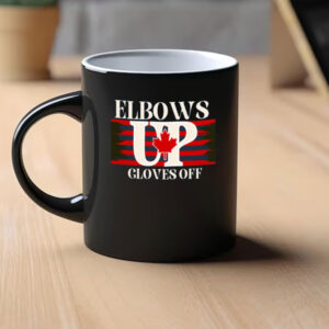 Elbows Up Canada Gloves off Mug