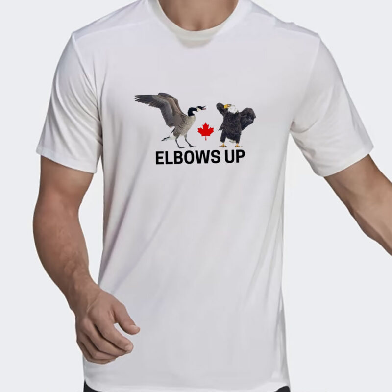 Elbows Up Canada Goose Eagles T-Shirt