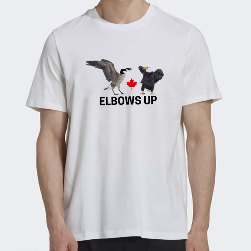 Elbows Up Canada Goose Eagles T-Shirt