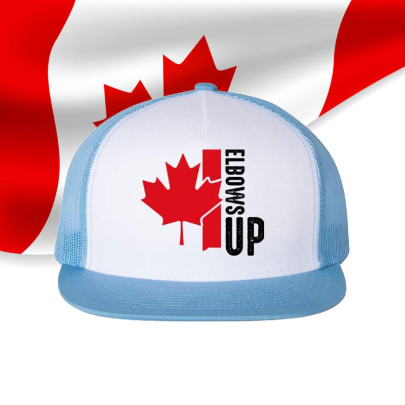 Elbows Up Canada Hat, True North Strong and Free Cap