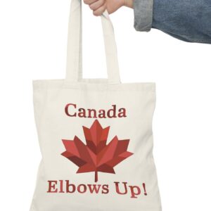 Elbows Up Canada Natural Red Tote Bag