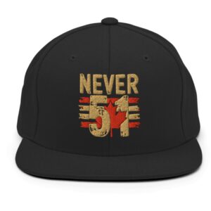 Elbows Up Canada Never 51 Hat