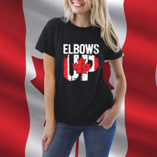 Elbows Up Canada Never 51st State Canada T-Shirt