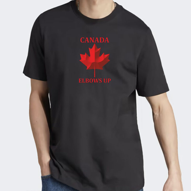 Elbows Up Canada Shirt, Canadian Hockey Shirt, Maple Leaf Canada Shirts