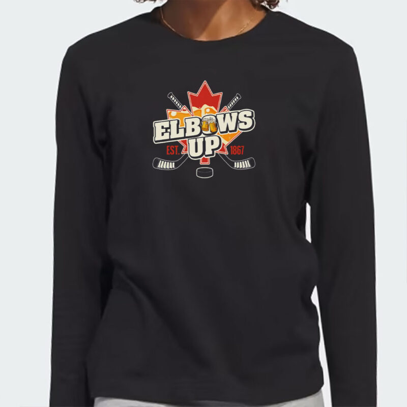 Elbows Up Canada Shirt, True North Strong and Free, Canadian Hockey Culture, Never the 51st State, Proud Canadian Shirts