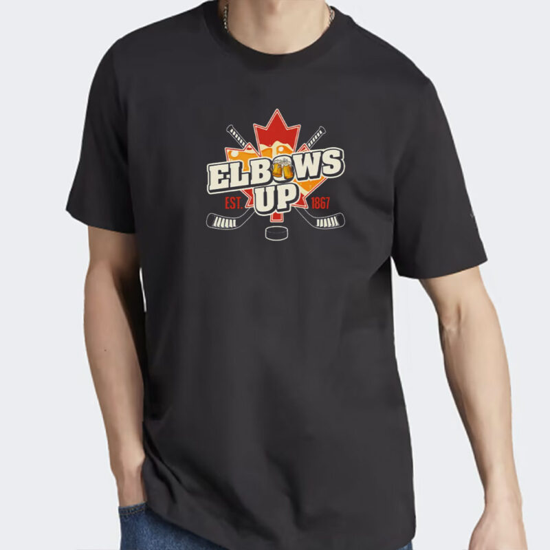 Elbows Up Canada Shirt, True North Strong and Free, Canadian Hockey Culture, Never the 51st State, Proud Canadian Shirts