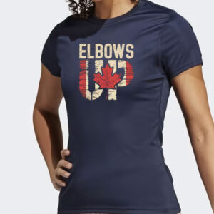 Elbows Up Canada Shirt, True North Strong and Free, Canadian Hockey, Never the 51st State, Proud Canadian Shirt