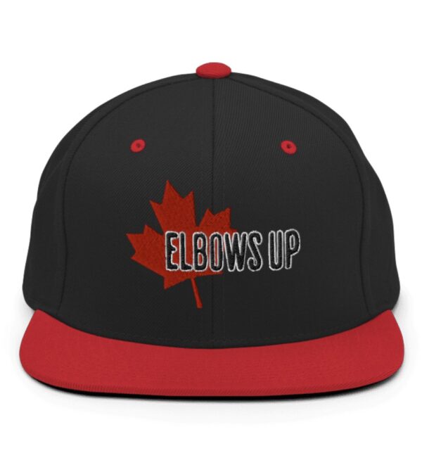 Elbows Up Canada Snapback Hat