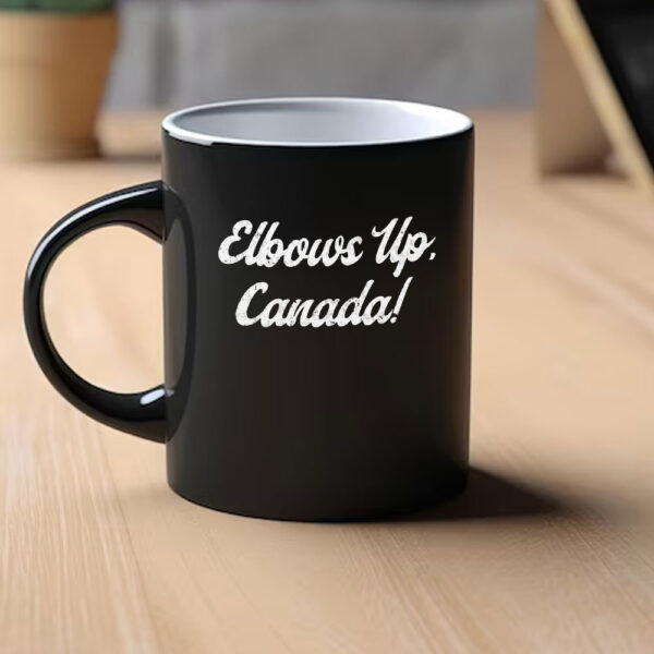 Elbows Up Canada, Support Canada Trendy Patriotic Mug