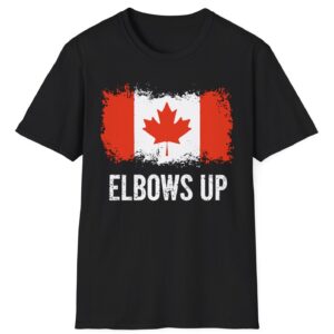 Elbows Up Canada T-Shirt Canada Strong Support Canada