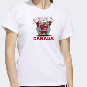 Elbows Up Canada T-Shirt, True North Strong and Free Tee, Great White North Hockey, Proud Canadian Shirts