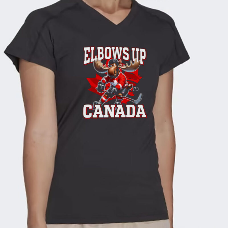 Elbows Up Canada T-Shirt, True North Strong and Free Tee, Proud Canadian Shirts
