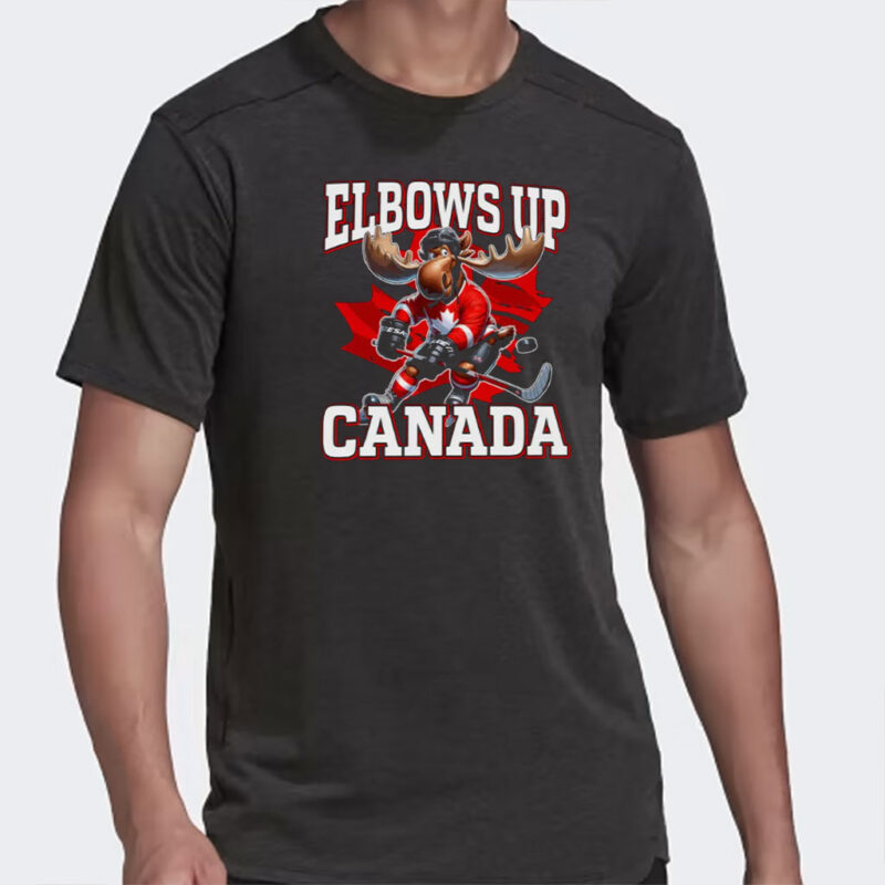 Elbows Up Canada T-Shirt, True North Strong and Free Tee, Proud Canadian Shirts