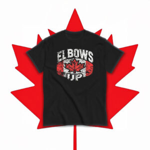 Elbows Up Canada T-Shirt - Vintage Distressed Canadian Pride Tee