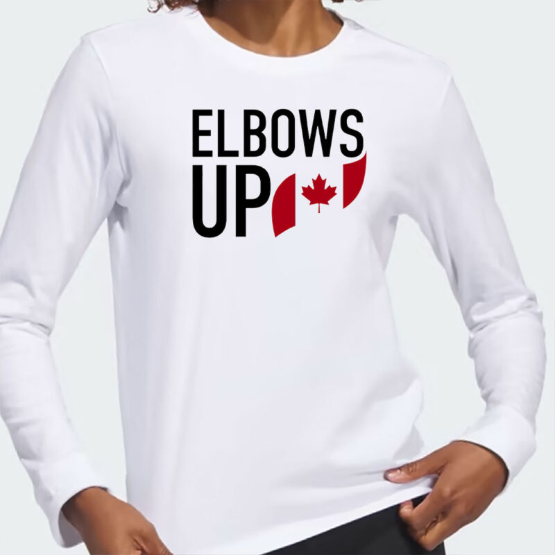 Elbows Up Canada, Trendy Canadian, Canada Day, Canada Pride Shirt