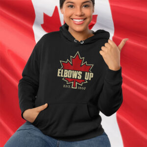 Elbows Up Canada True North Strong Free Proud Canadian T-Shirt